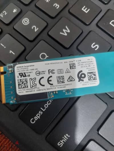 هارد توشيبا ssd m2 nvme ٥١٢ جيجا هيلث ٩٥٪