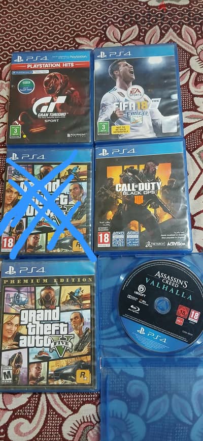 CD's Ps4 used