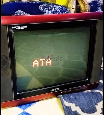 تلفزيون ata . بوصه 21 تلفزيون بقاله سنين مش بيشتغل بحالته بدون اي عيوب