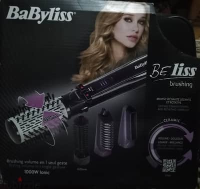 ماكينة تسريح شعر بيبي ليس Babyliss Beliss brushing 1000 Ionic