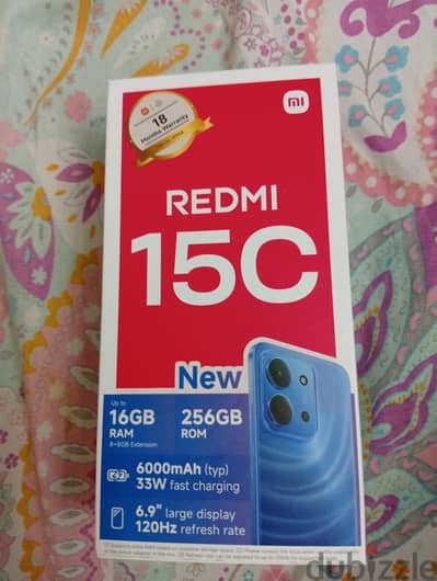Xiaomi Redmi Note 15c 16GB ram 256GB memory 4g