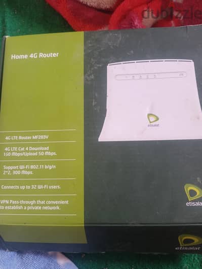 روتر هوم 4g  اتصالات مستعمل بحاله جيده جدا