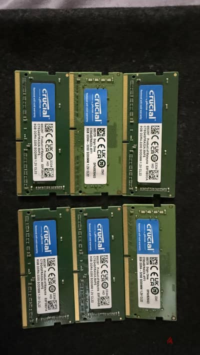 Ddr4 Ram 8G Crucial 3200