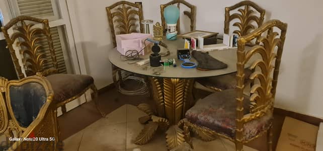 عفش فلا سفره و مطبخ و صالون و غساله اطباق وبانيو جاكوزي  و تكيف وركنه