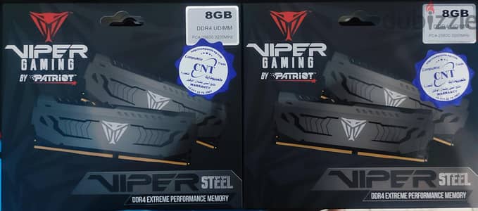 Patriot Viper Steel 32GB (4x8GB) DDR4 3200MHz RAM Kit