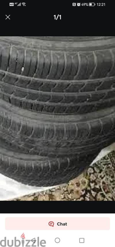 4 used tyres