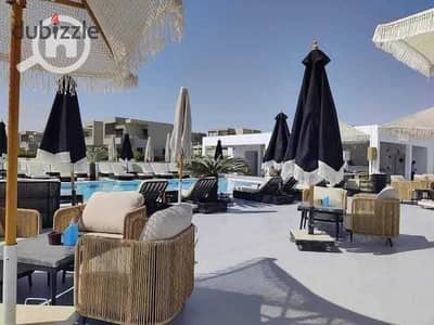 شاليه جاهز  علي الفرش استلام فورى متشطب بالكامل في مزارين العلمين الجديدة بالتقسيط