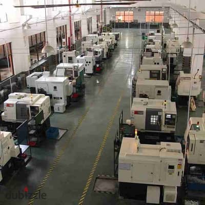 مصنع هندسي كامل للايجار ب المنطقة الصناعية ب التجمع