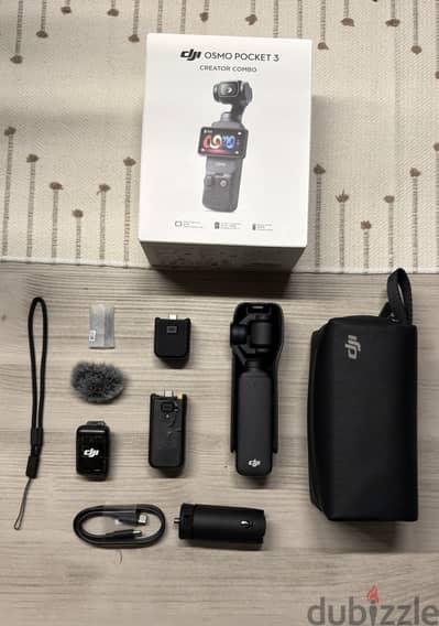 وارد الكويت حالة ممتازة - DJI Pocket 3 Creator Combo