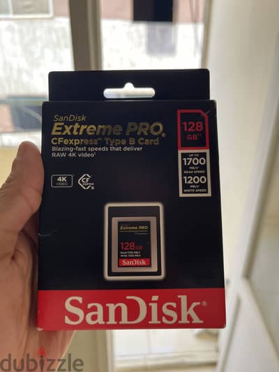 SanDisk Extreme PRO CFexpress Type B Card 128GB