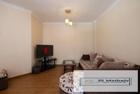 A distinctive furnished studio apartment for rent in Al Rehab City, New Cairo.