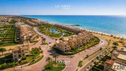 Chalet with 3 rooms for sale in Ain Sokhna with direct view of the pool, fully finished and installment over 7 years