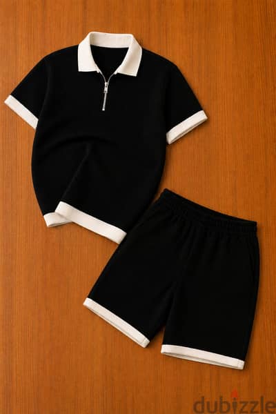 ترنج شورت كاجوال رجالي - Casual Men's Shorts Tracksuit