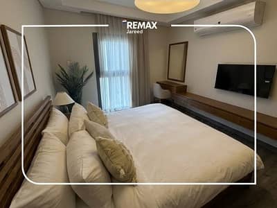 A fully furnished apartment for rent beautiful garden view in ZED West El Sheikh Zayed