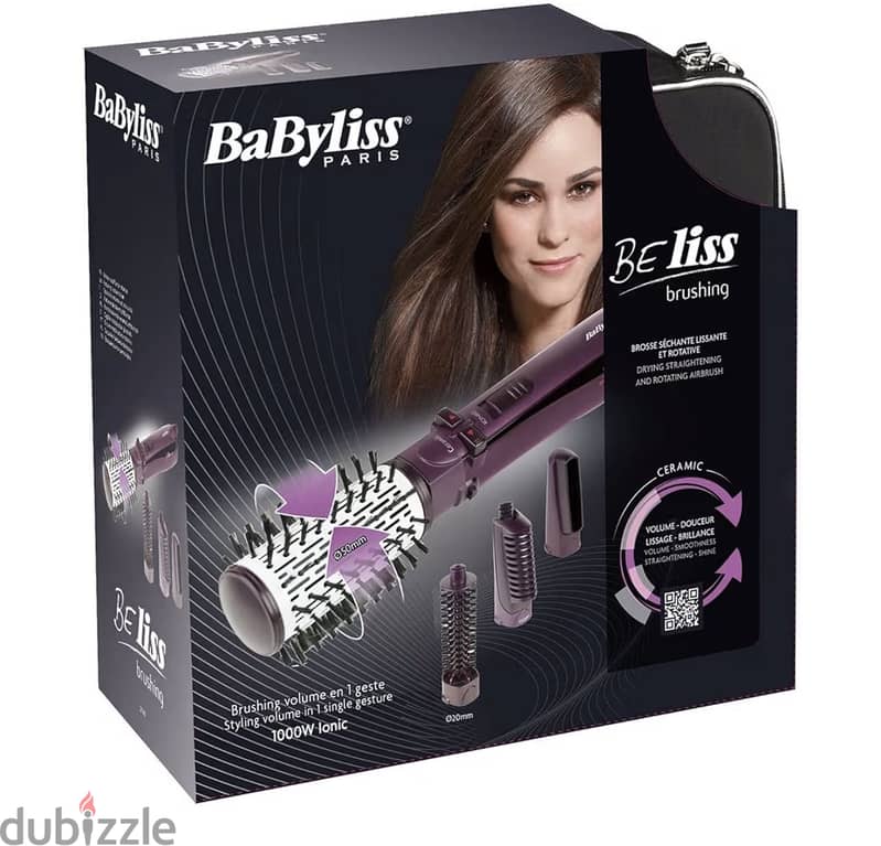 Babyliss rotating hair drying brush 1