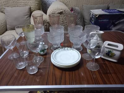 طقم كاسات كامل القطعة ب ١٠ج