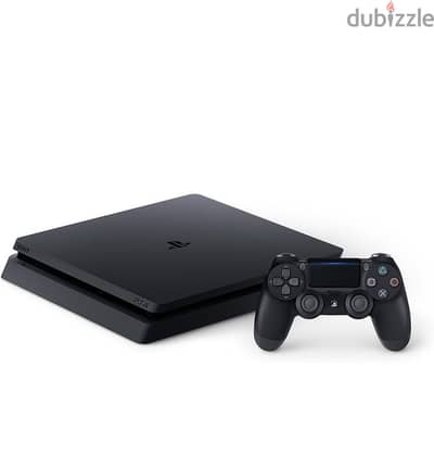 Playstation 4 Slim 500gb-2 controllers- 2 CDs (Mansoura)