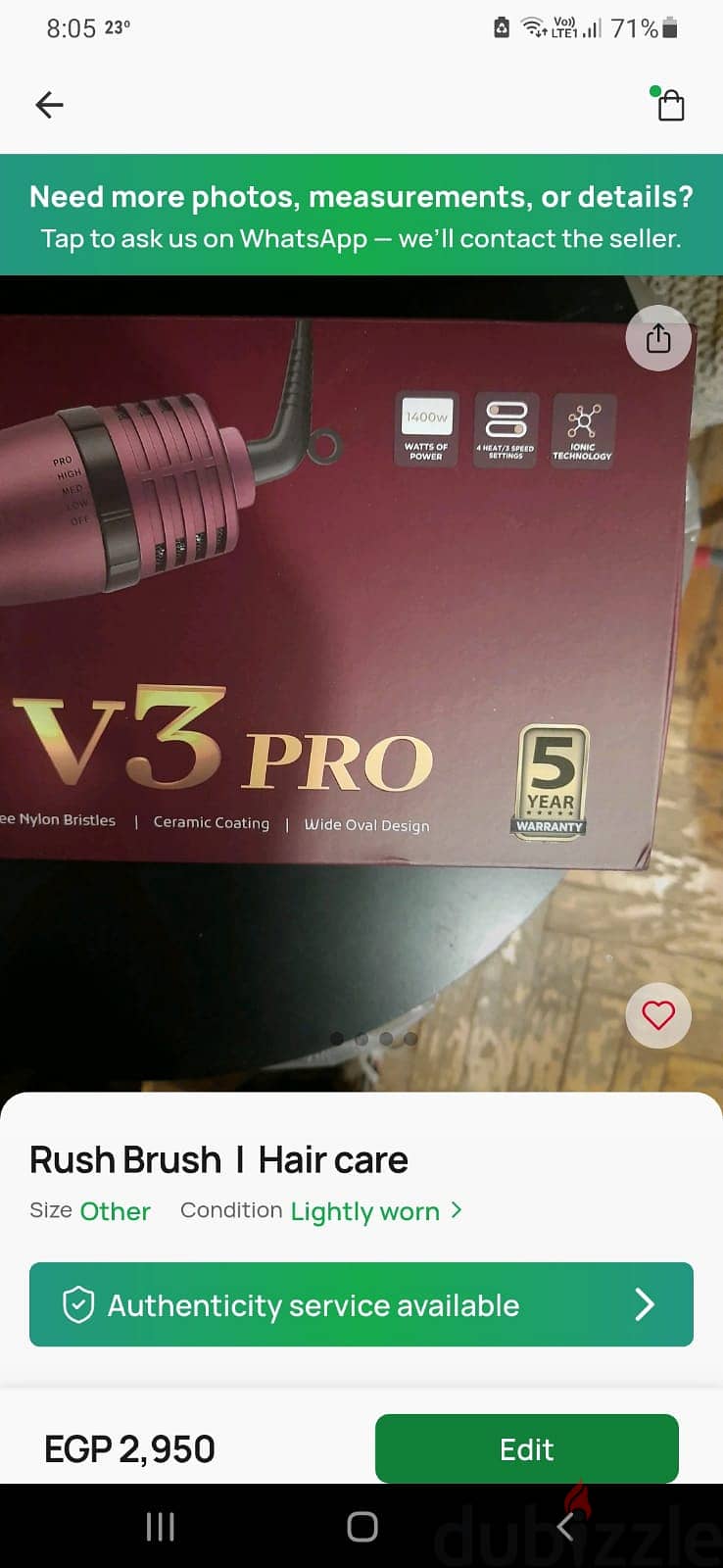 Rush Brush V3 pro 1