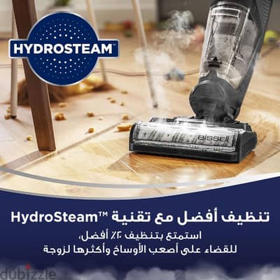مكنسة Bissell Crosswave Hydrosteam | 3572E كهربائية لاسلكية