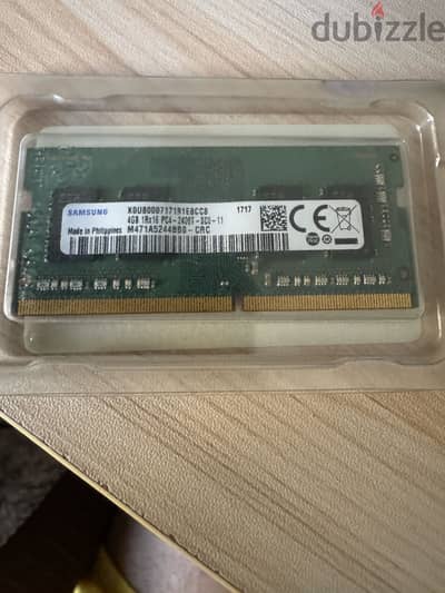 للبيع رام لابتوب Samsung أصلية - 4GB DDR4