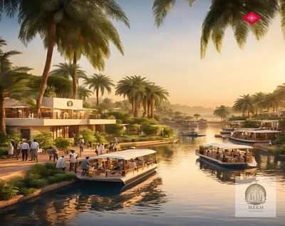 فيلا للبيع في جريان علي النيل مباشرة من المالك بدون اوفر وأقل من سعر الشركة مساحة 430متر وجادرن 250متر