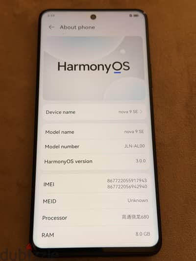 Huawei Nova 9 se