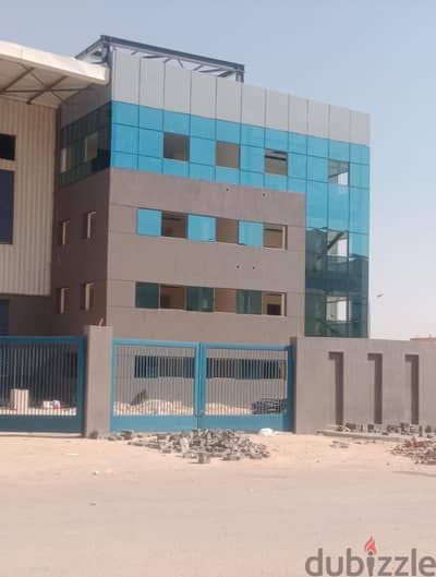 مصنع وعنابر بن مجهزه للايجار مساحات مختلفه العاشر من رمضان 1.5ميجا
