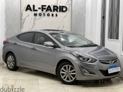 Hyundai Elantra 2015 توب لاين كسر زيرو فبريكا بالكامل وقسط بأقل فوائد