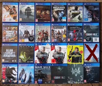 PS4, PS3, PSP, and PSvita Games