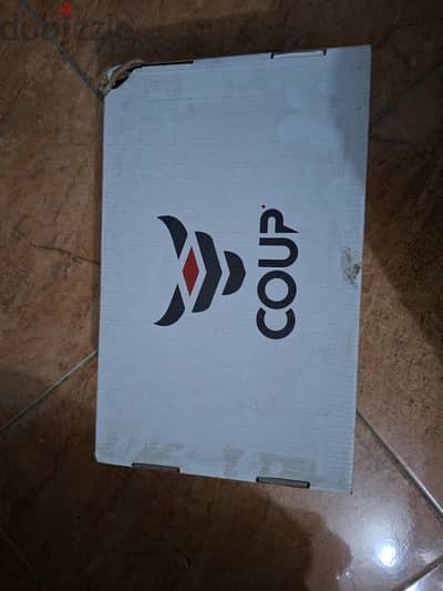 Coup Shoes Blue & Brown Laces Chamois Size 43 Men