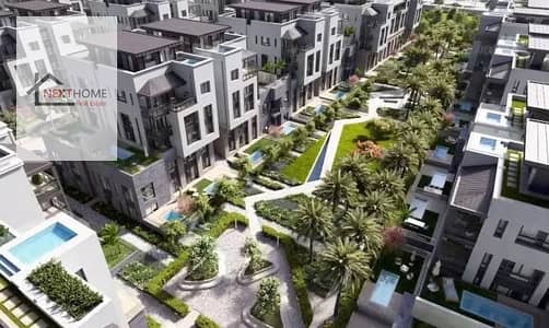 للبيع دوبلكس ريسيل 210 مترready to move متشطبه بكمبوند تريو جاردنز في قلب التجمع الخامس الجولدن سكوير نيوكايرو Trio Gardens