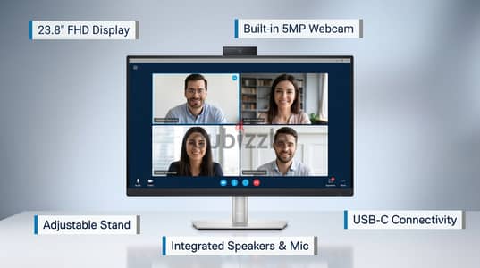 Dell C2423H | شاشتك للعمل والاجتماعات أونلاين بجودة استثنائية