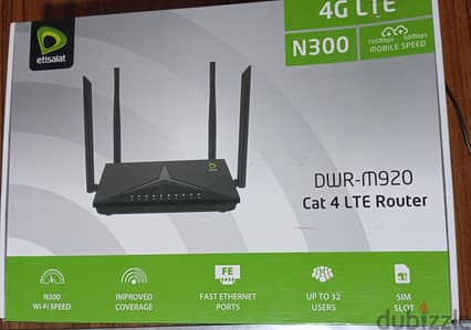 راوتر اتصالات 4G  DWR-M92 بحالة ممتازة
