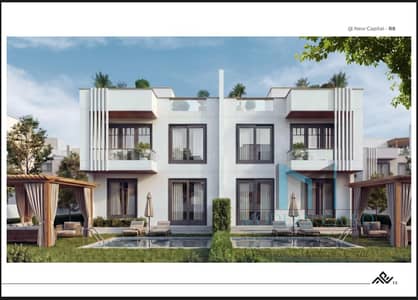  فيلا Twin House بإطلالة مباشرة على البحيرة في العاصمة الإداريةو قسط على 12 سنة بمقدم 10% فقط 