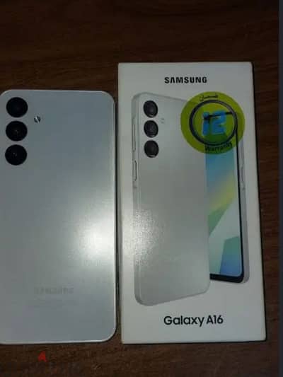 Samsung A16 256زيرو معاه جميع مشتملاته