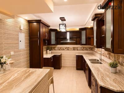 Apartment for rent in Teegan 1 Compound, open view and air conditioning, in the heart of Zahraa El Maadi. Includes a parking space, 3 air conditioners,