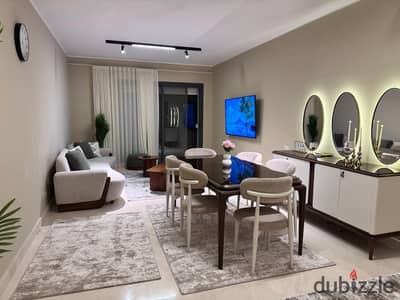 شقة جاردن فاخرة للإيجار في قلب villette  Residence