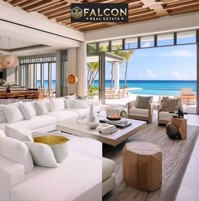 فيلا لقطه صف اول بحر بخصم 10% بتشطيب كامل للبيع في دايركشن وايت الساحل الشمالي راس الحكمه Direction white north coast ras el hekma  بجوار June sodic