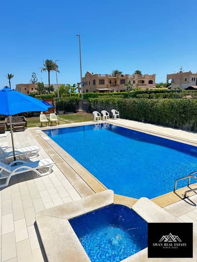 Premium Vacation Villa for Rent in Marina 5 North Coast | Second Row Sea & Lake / Private Pool | Fully Air-Conditioned 5 Bedrooms Master & 6 Bathrooms