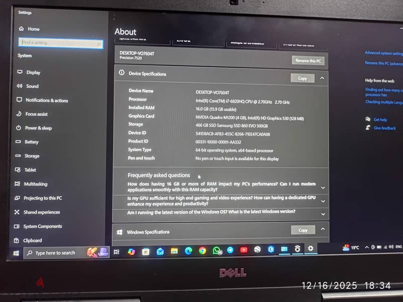 dell precision 7520 2