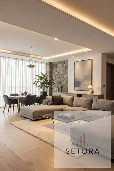 Two-bedroom apartment with two bathrooms and a stunning view within a fully serviced compound. Prime location near Alcazar and Mountain View, and clos