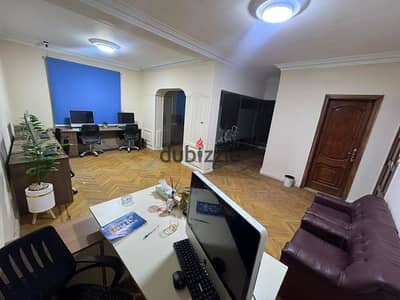 Furnished office for rent, Maadi, Nasr Street, 3 rooms