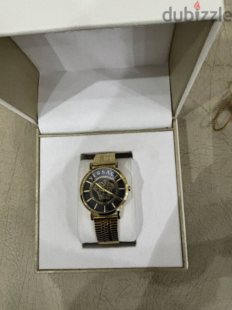 Versace v-essential gold watch Swiss made 2