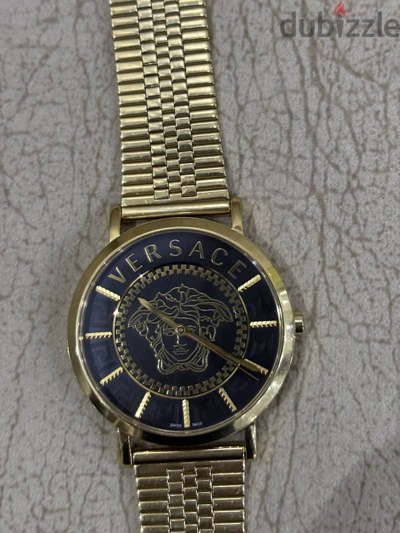 Versace v-essential gold watch Swiss made 6