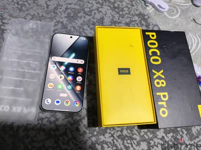 poco x8 pro جديد مدفوع الضريبة