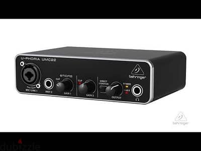 Behringer U-Phoria UMC22 souncard - audio interface - كرت صوت