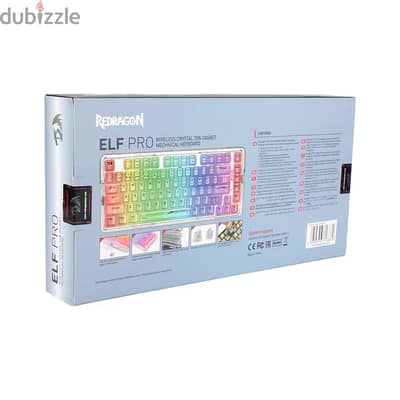 ELF PRO K649 Wireless Transparent Keyboard