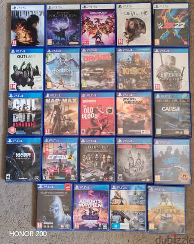 ألعاب ps5 و ps4