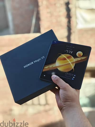 Honor Magic V3 كسر زيرو بكل مشتملاته حاله ممتازه معفي ضريبه