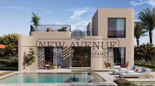 Fully Finished Standalone villa with Private pool in Makadi Heights 388 sqm garden with kitchen cabinets